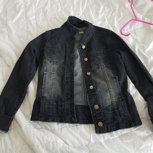 VENUS Black Denim Jacket